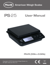 American Weigh Scales PS-25 User manual