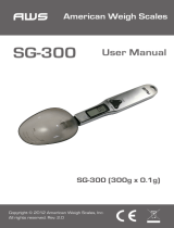American Weigh Scales SG-300 User manual