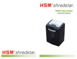 HSM Shredstar PS820C User manual