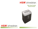 HSM shredstar x10 User manual