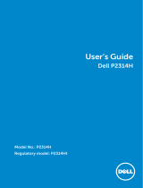 Dell P2314H User manual