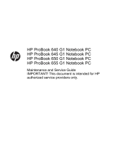 HP 650 G1 Base Model Specification