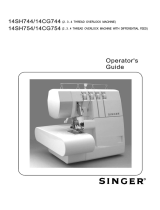 SINGER 14CG754 Owner's manual