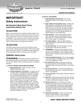 sunjoe TRJ601E User manual