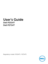 Dell P2314T User manual