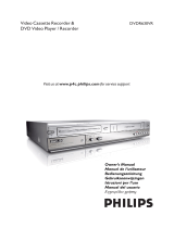 Philips DVDR630VR/14 User manual