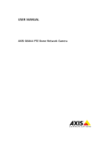 Axis Q6044 User manual