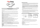 CyberPower BU600E User manual