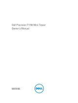 Dell Precision T1700 Mini-Tower Owner's manual