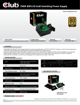 CLUB3D 700Watt 80+ Gold retail Specification