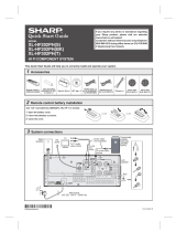 Sharp XL-HF302PH(T) User manual