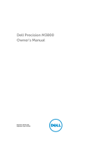 Dell M3800 Owner's manual
