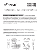 Pyle PDMIC58 User manual