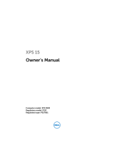 Dell XPS 15 User manual