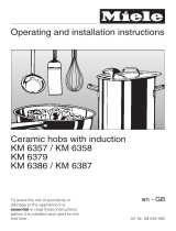 Miele KM 6387 PowerFlex Installation guide