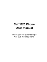 CAT B25 User manual