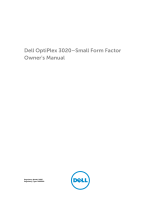 Dell 3020 SFF Owner's manual