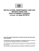 Bertazzoni FREE-STANDING COOKERS 121 Installation guide