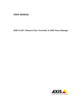 Axis A1001 User manual