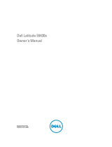 Dell E6430s Owner's manual