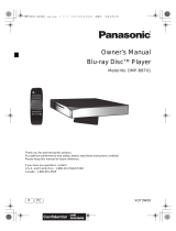 Panasonic DMP-BBT01 User manual