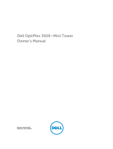 Dell OptiPlex 3020 Owner's manual