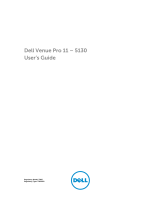 Dell Venue 11 Pro 5130 User manual