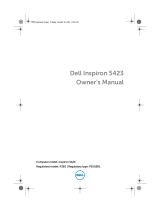 Dell Inspiron 14Z 5423 Owner's manual