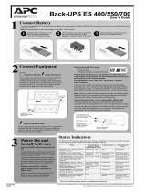 Schneider Electric Back-UPS ES 400/550/700 230 V User guide