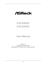 ASROCK E3C226D2I User manual