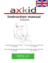 Axkid Kidzofix User manual
