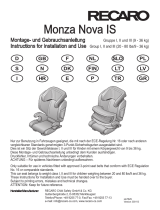 RECARO Monza Nova IS Owner's manual