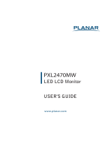 Planar Systems PXL2470MW User manual