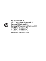 HP 15-d000 Notebook PC series User guide