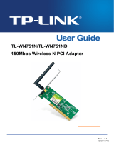 TP-LINK TL-WN751N User manual