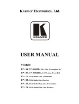 Kramer TOOLS TP-123 User manual