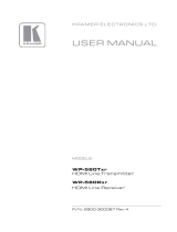 Kramer WP-580RXR User manual