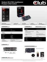 CLUB3D Radeon R9 270X royalQueen Specification