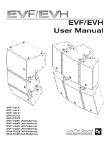 Electro-Voice EVF-1122D/64-FG User manual