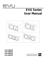 Electro-Voice EVU-1082/95 User manual