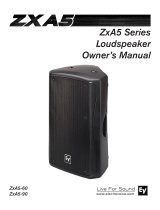 Electro-Voice ZXA5-60 Owner's manual