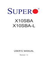Supermicro MBD-X10SBA-O User manual