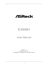 ASROCK E350M1 User manual