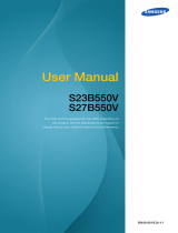 Samsung S27B550V User manual