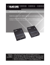 Black Box VX-HDMI-POE-MTX User manual