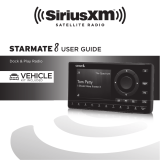 Sirius Satellite Radio Starmate 8 with Vehicle Kit - SiriusXM Support User guide