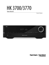 Harman Kardon HK 3700 Owner's manual