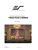 Elite Screens VMAX PLUS 4 SERIES User manual