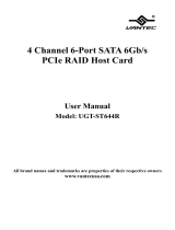 Vantec UGT-ST644R User manual