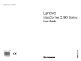 Lenovo Q190 Owner's manual